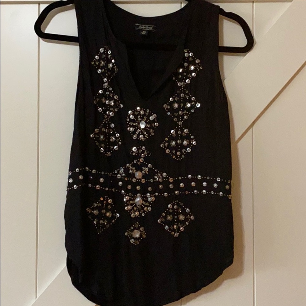 Lucky Brand Beaded Tank